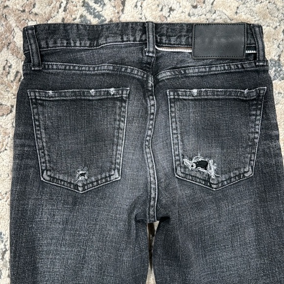 Moussy Vintage Cadet Li Howa Distressed Destroyed Cut off Skinny Ankle Jeans 26 - Picture 7 of 7